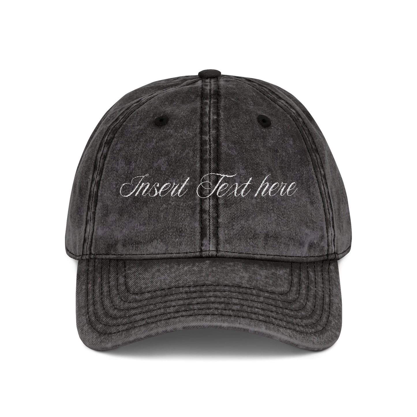 Personalized Luxe Vintage Embroidered Cap