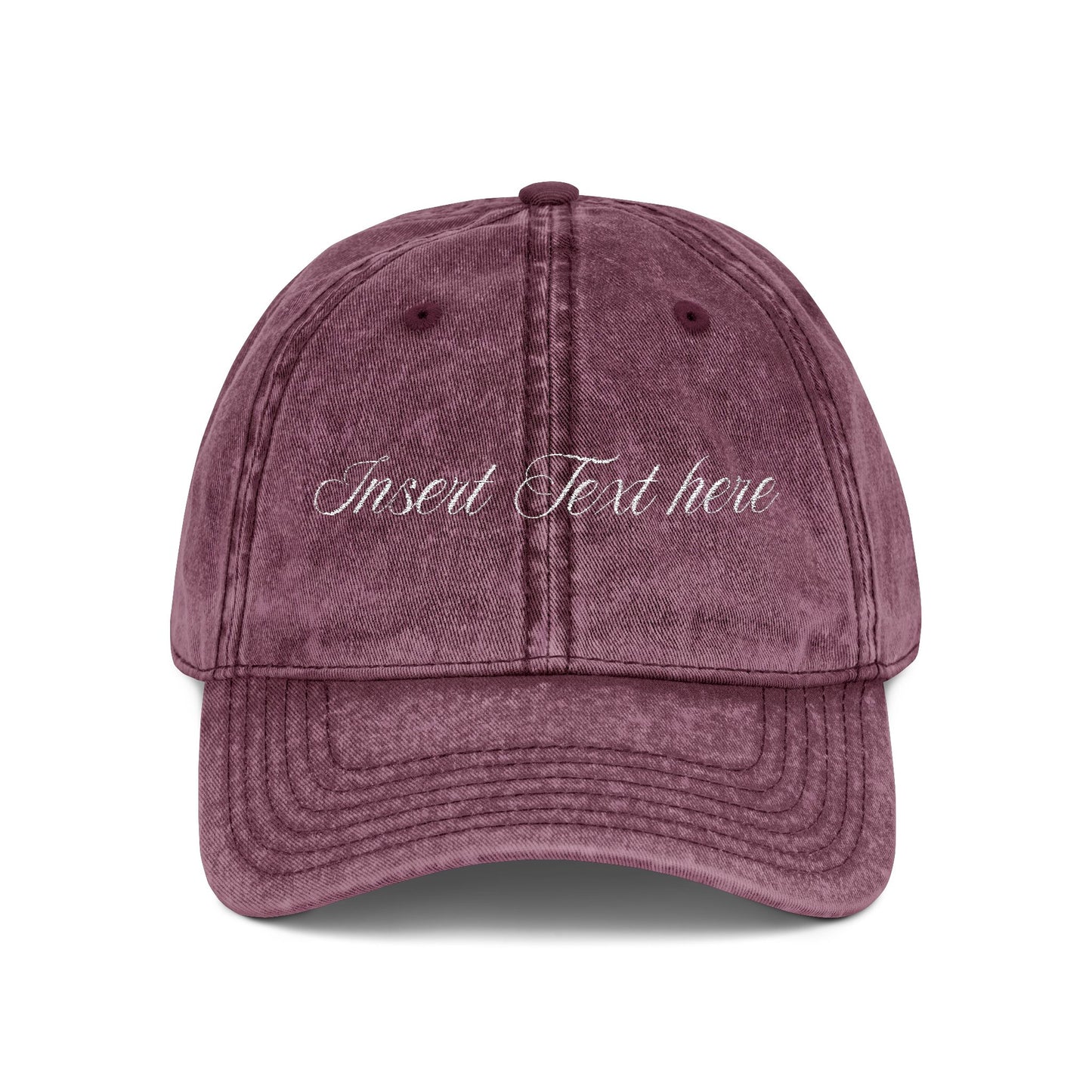 Personalized Luxe Vintage Embroidered Cap