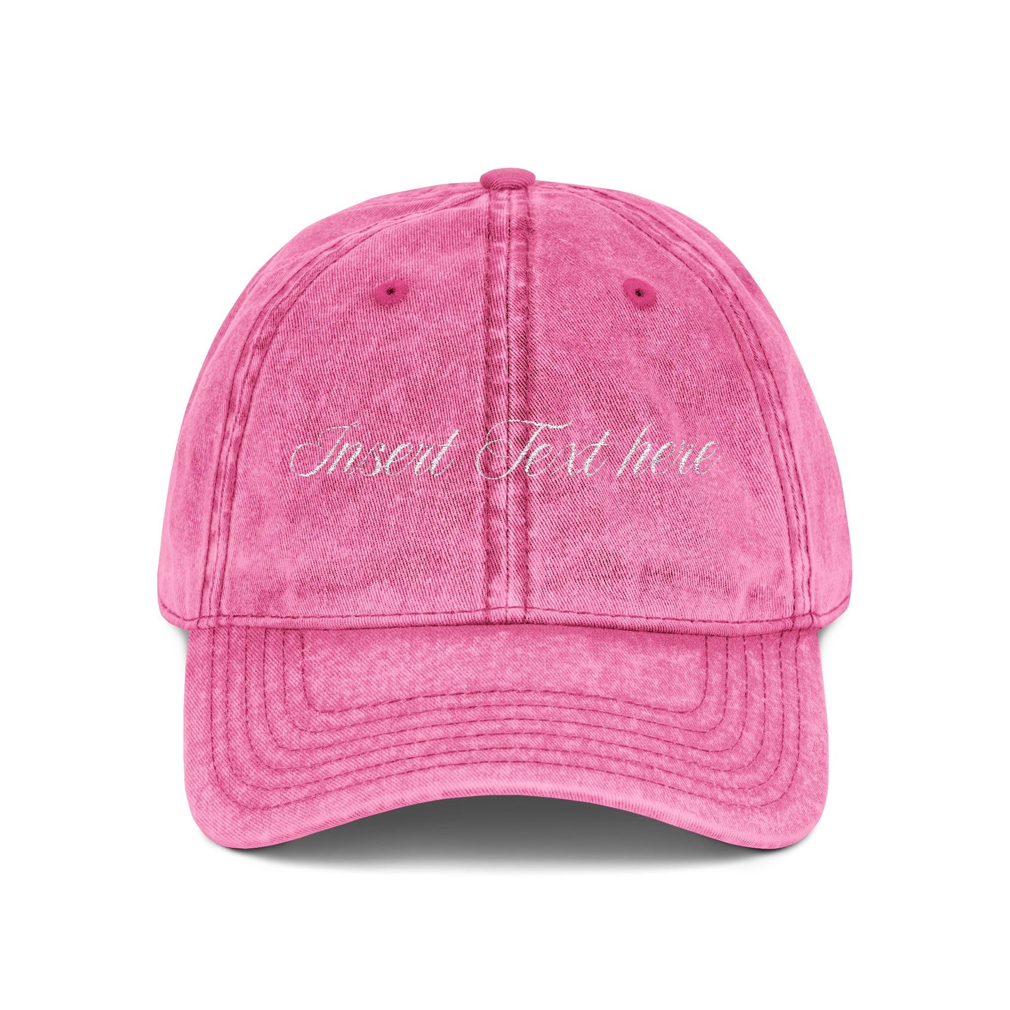 Personalized Luxe Vintage Embroidered Cap