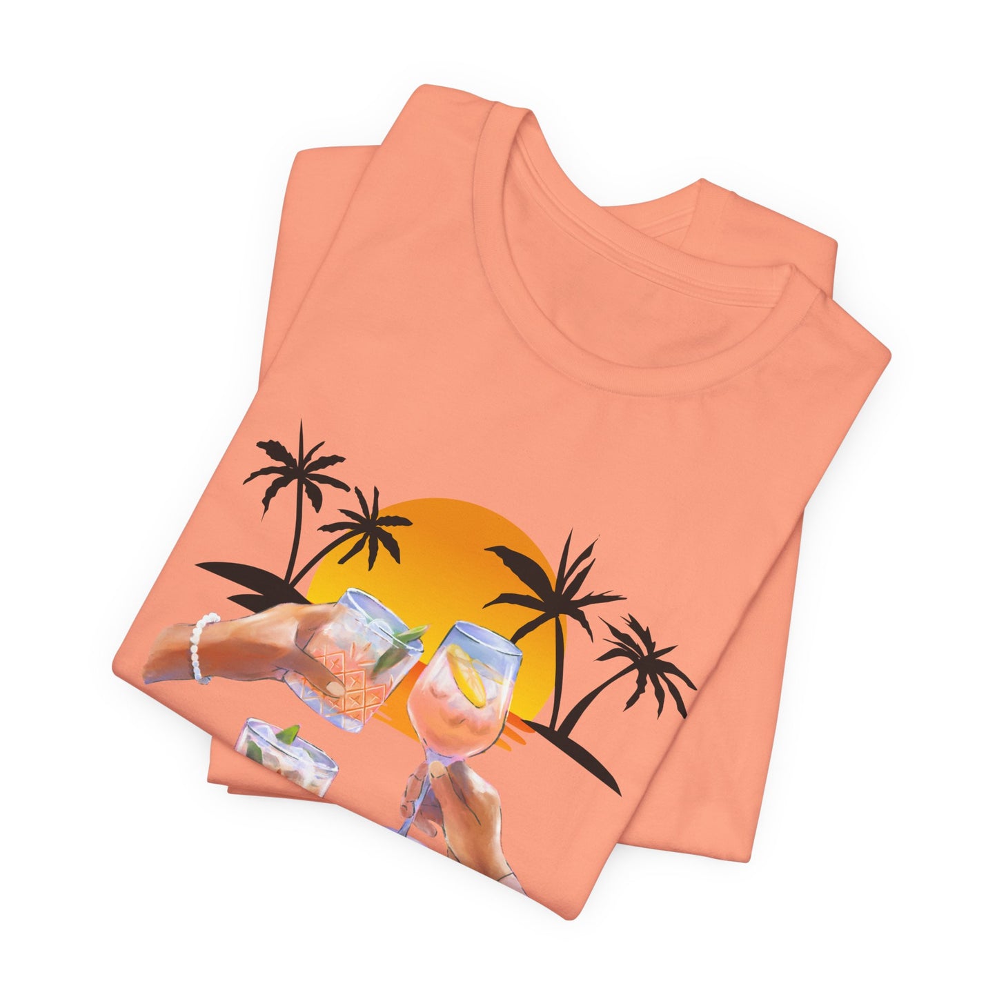 Personalized Squad Goals Vacation Edition Tee - Fun Party Shirt