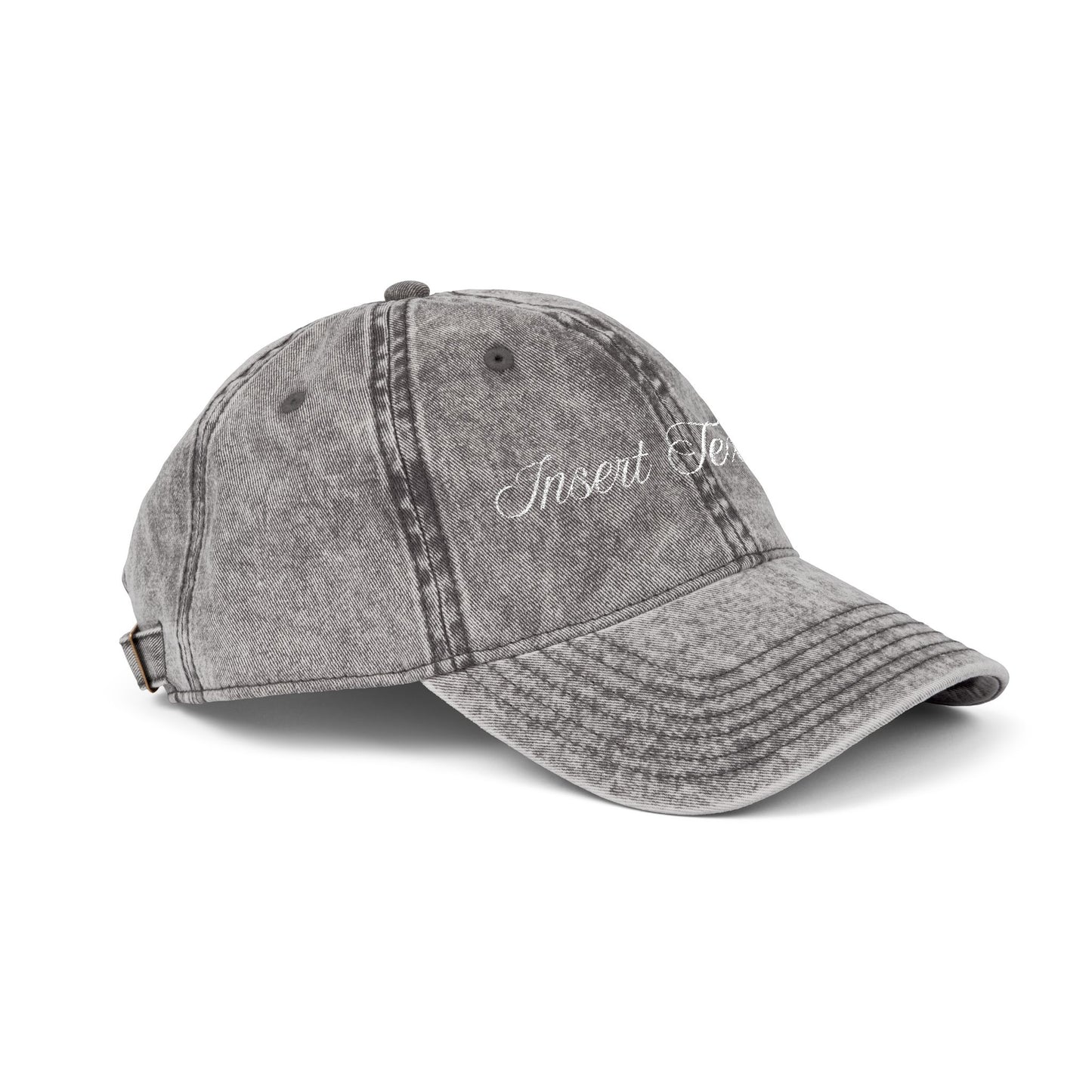 Personalized Luxe Vintage Embroidered Cap