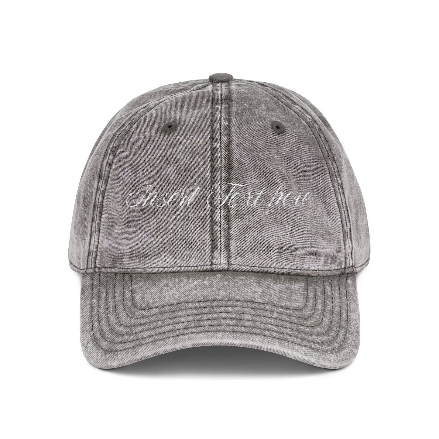 Personalized Luxe Vintage Embroidered Cap