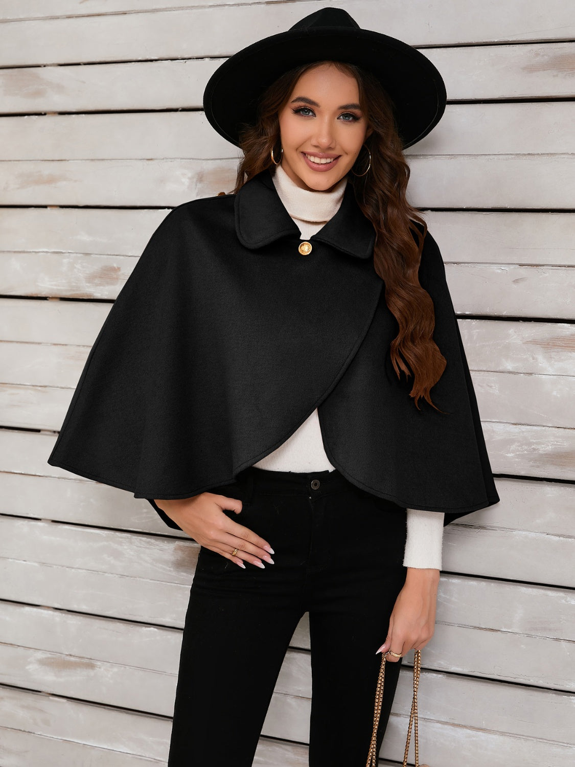 Womens Cropped Cape