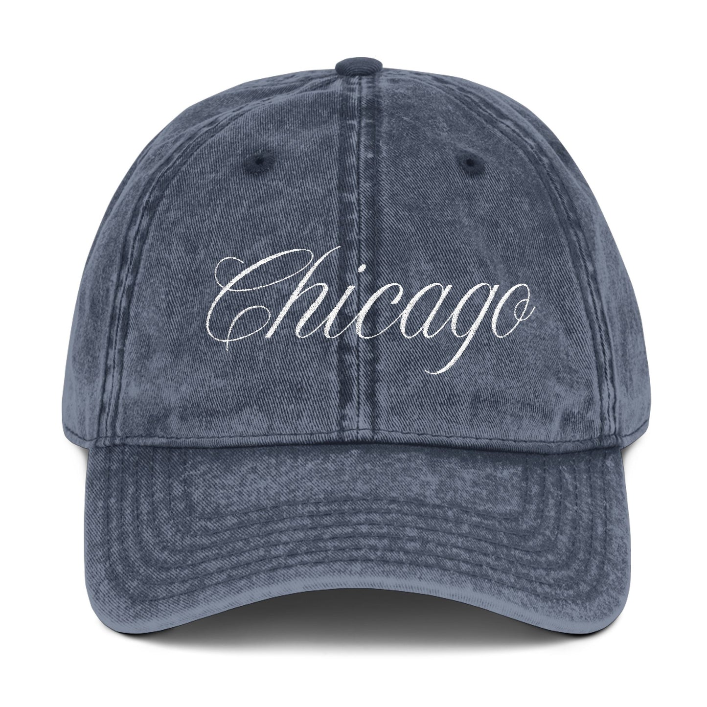Stylish Vintage Chicago Embroidered Cap