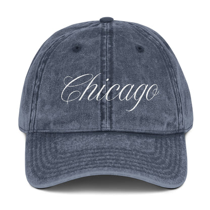 Stylish Vintage Chicago Embroidered Cap