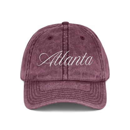 Atlanta Vintage Embroidered Cap