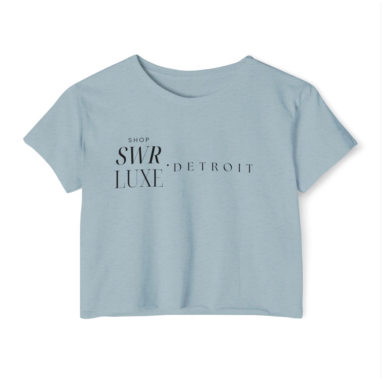 Shop SWR LUXE Detroit Crop Top — Women's Fashion Tee