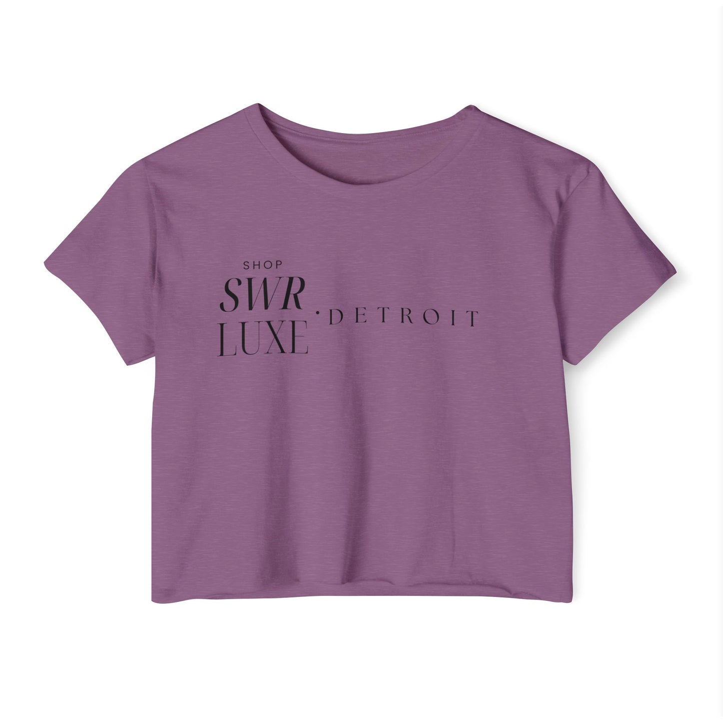 Shop SWR LUXE Detroit Crop Top — Women's Fashion Tee