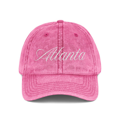 Atlanta Vintage Embroidered Cap