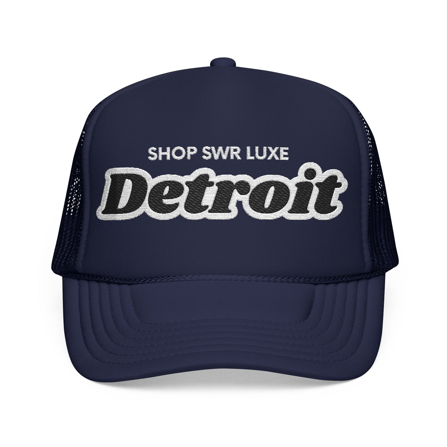 Shop SWR Luxe Detroit x Foam Trucker Hat