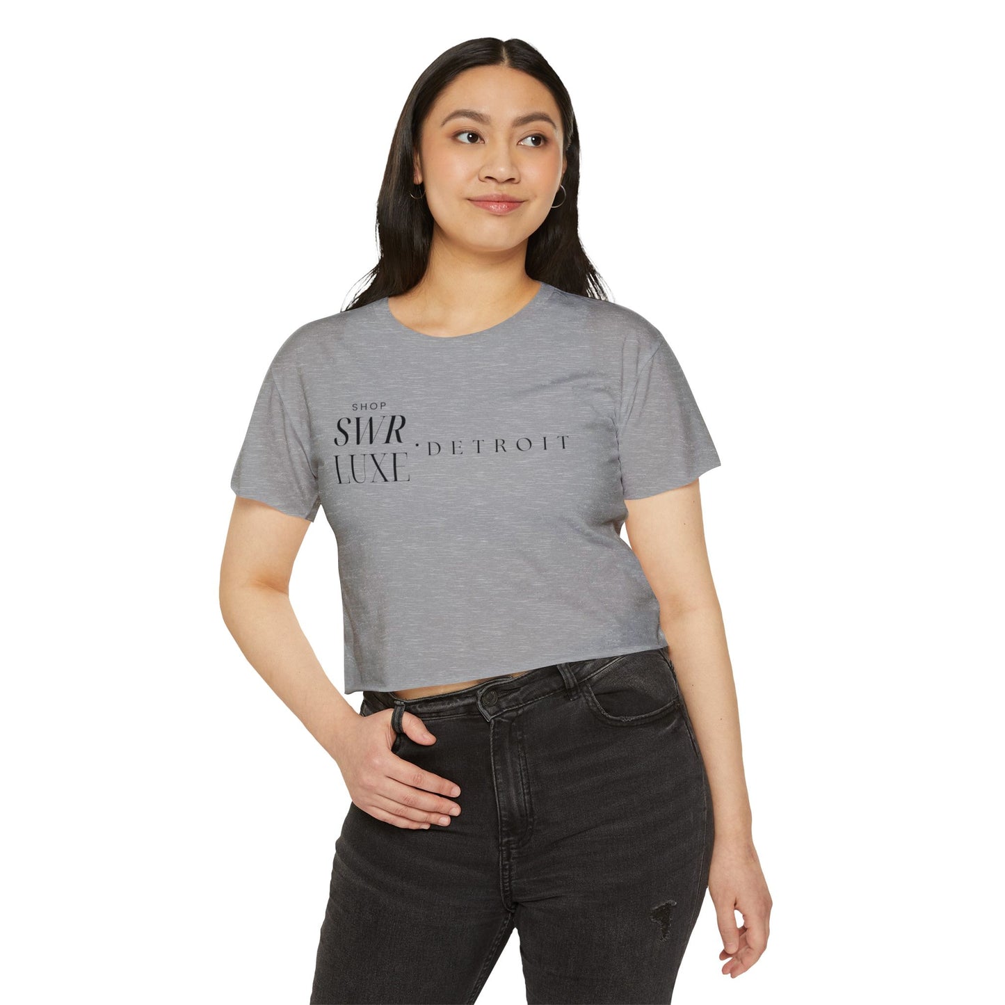 Shop SWR LUXE Detroit Crop Top — Women's Fashion Tee