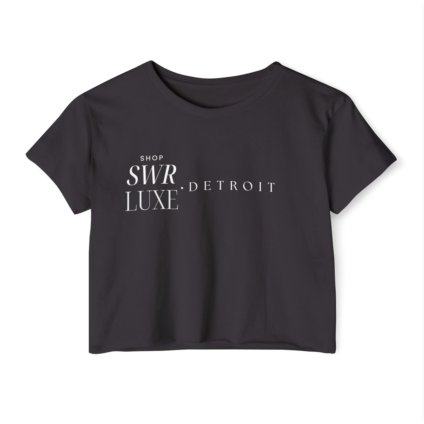 Shop SWR LUXE Detroit Crop Top — Women's Fashion Tee