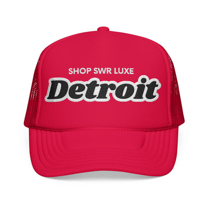 Shop SWR Luxe Detroit x Foam Trucker Hat