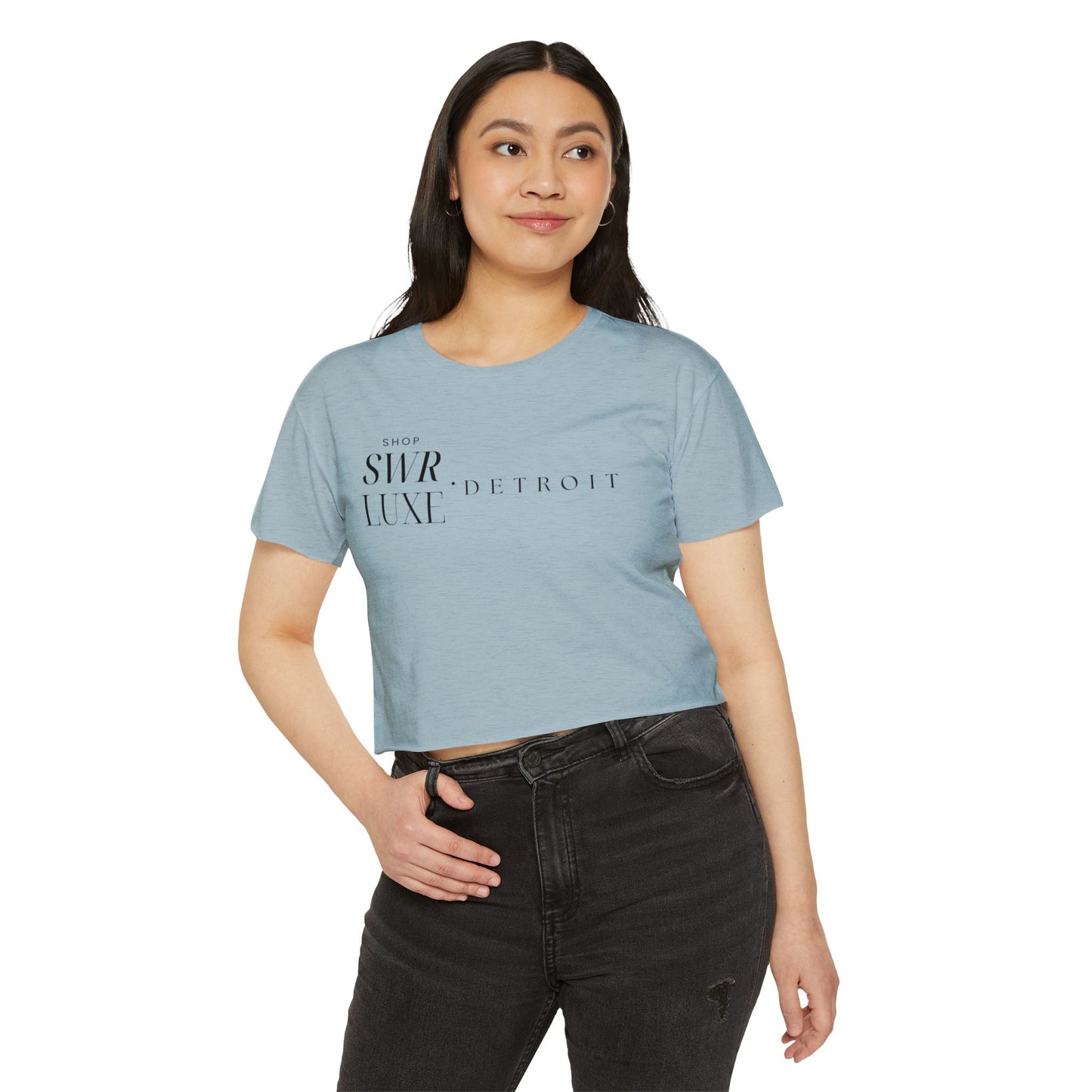 Shop SWR LUXE Detroit Crop Top — Women's Fashion Tee