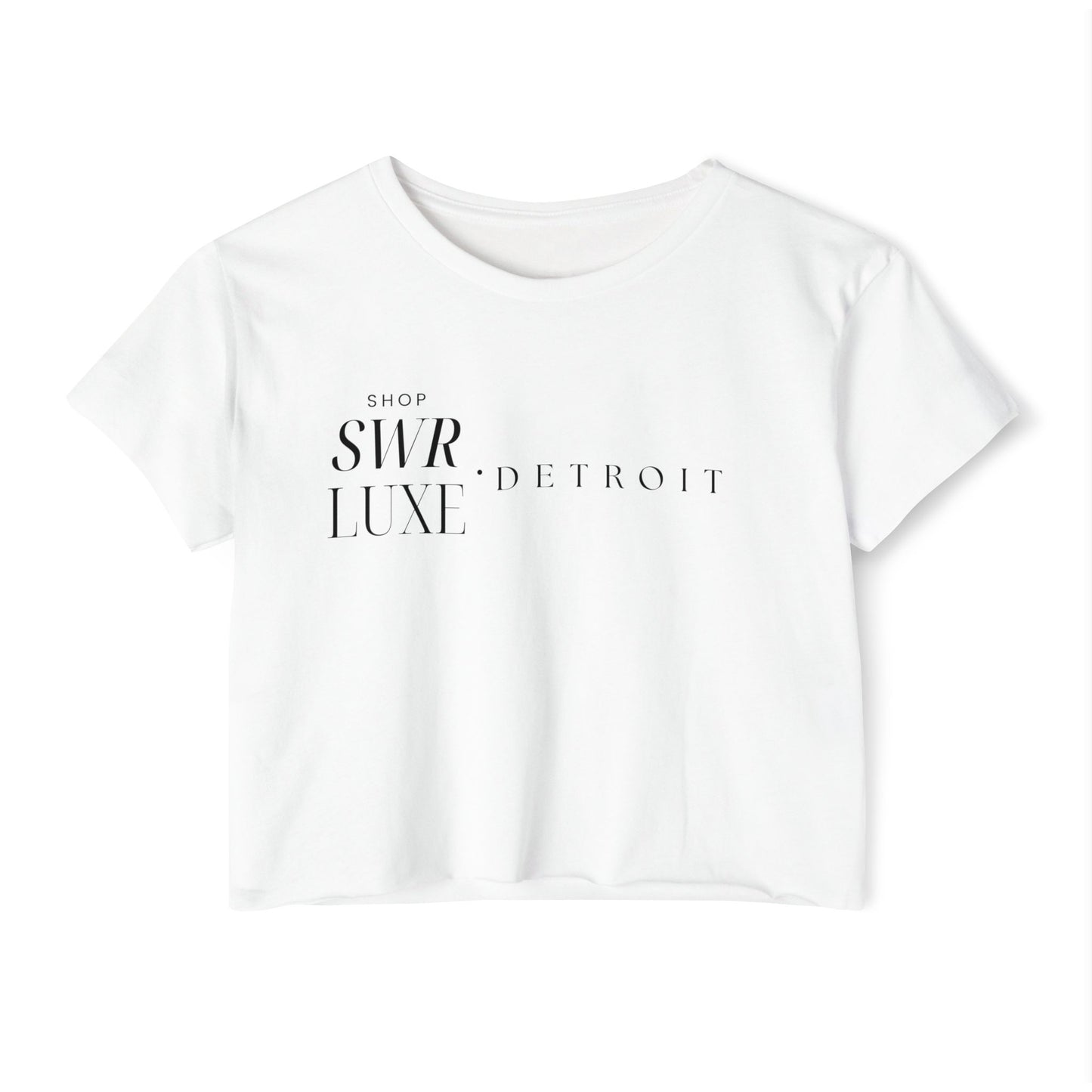 Shop SWR LUXE Detroit Crop Top — Women's Fashion Tee