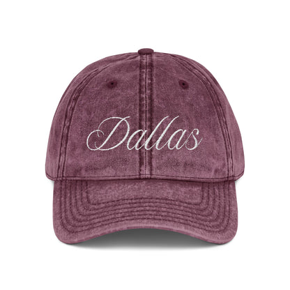 Vintage Dallas Embroidered Cap
