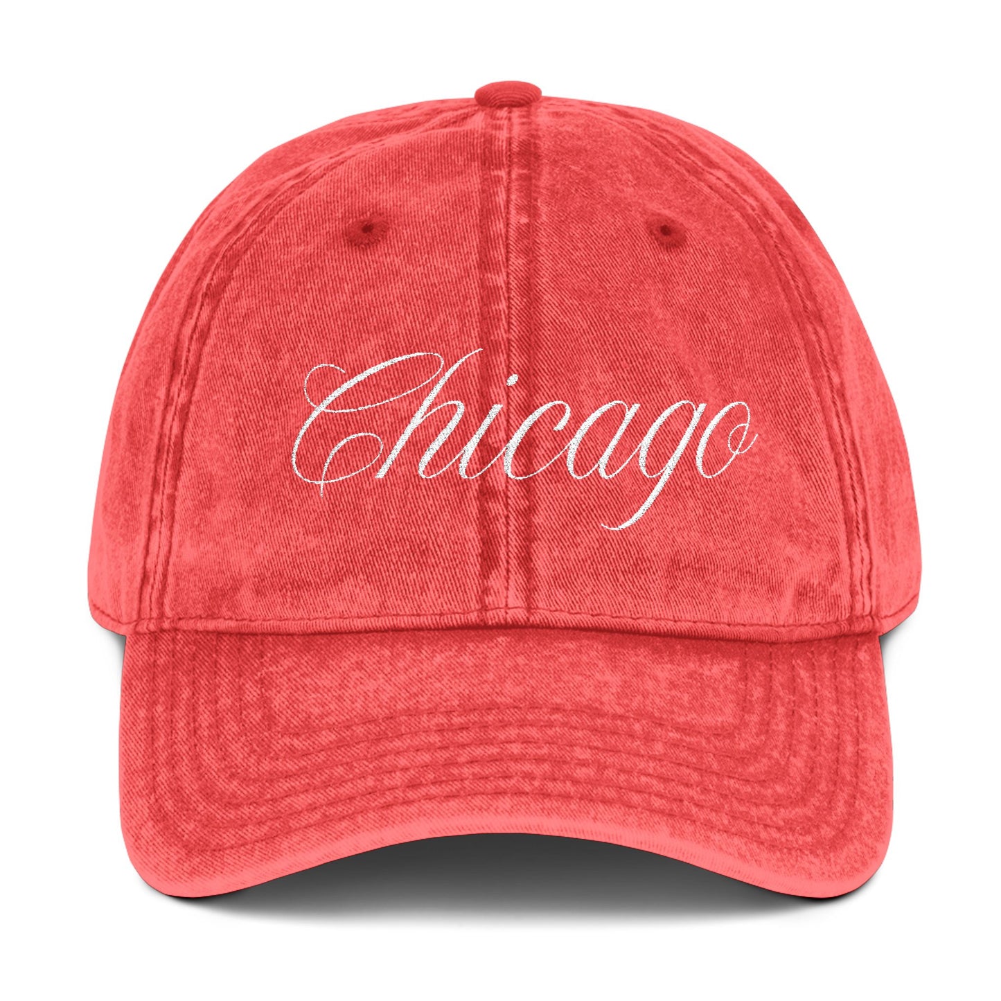 Stylish Vintage Chicago Embroidered Cap