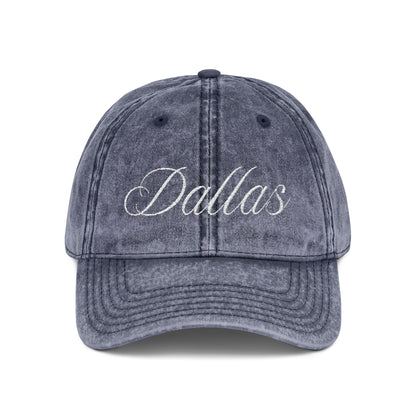 Vintage Dallas Embroidered Cap