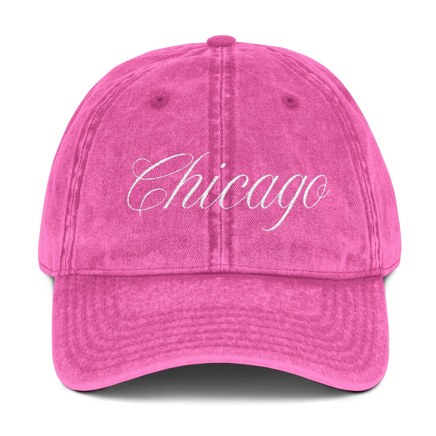 Stylish Vintage Chicago Embroidered Cap