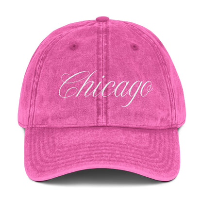 Stylish Vintage Chicago Embroidered Cap