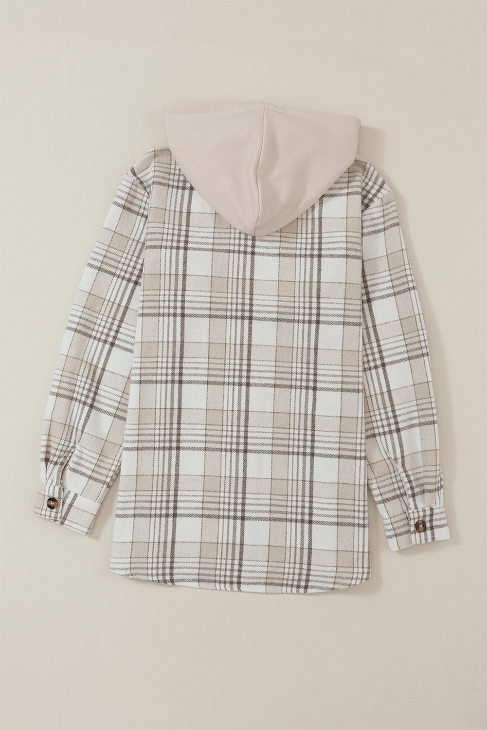 Womens Plaid Button Up Shacket