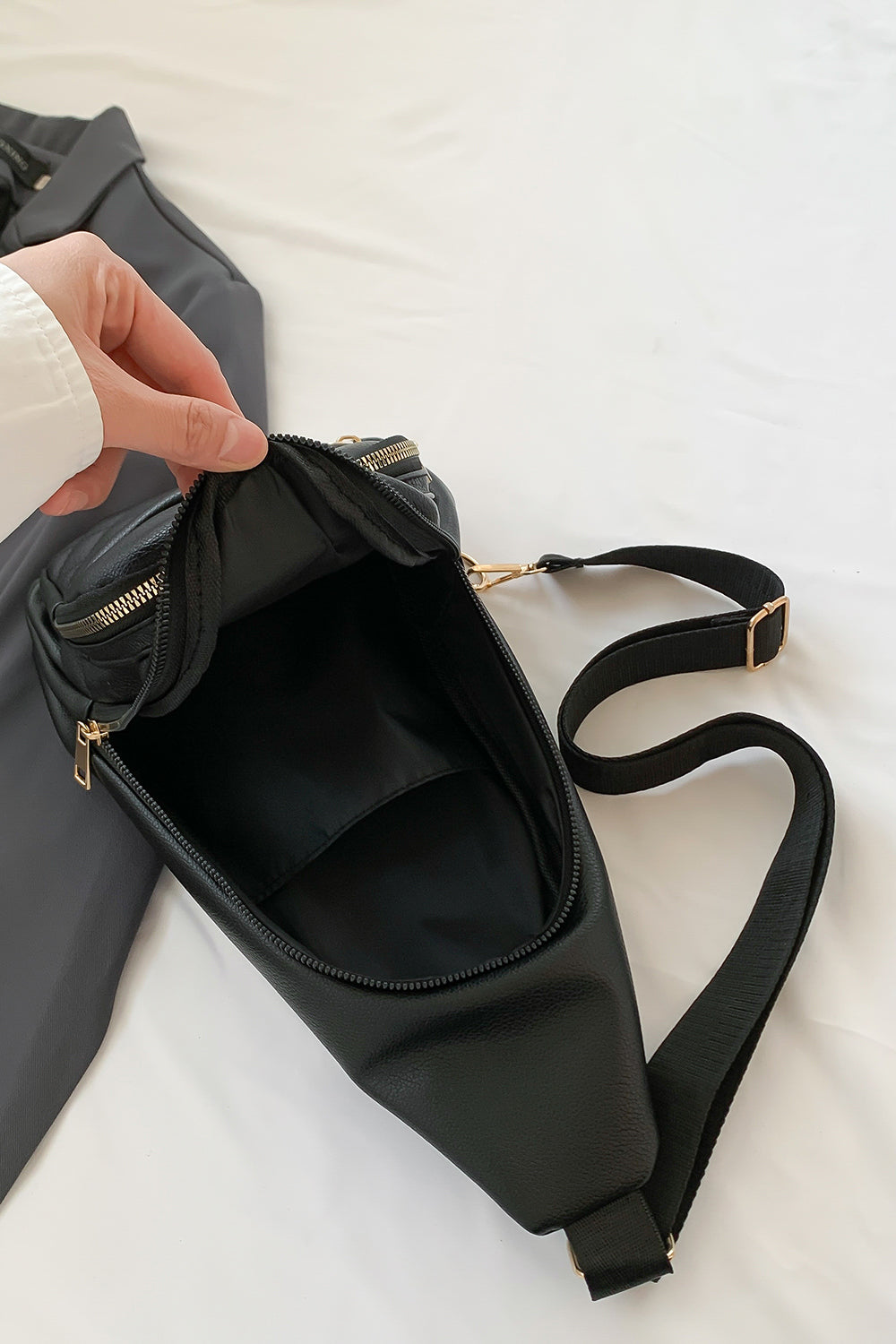The Evelyn Leather Sling Bag