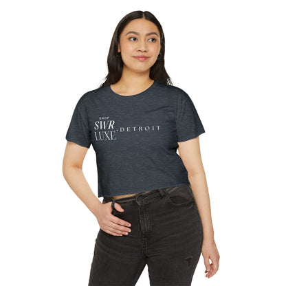 Shop SWR LUXE Detroit Crop Top — Women's Fashion Tee
