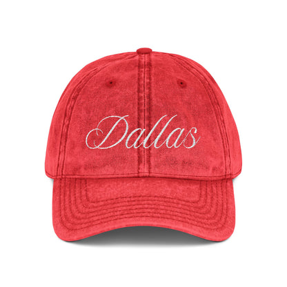 Vintage Dallas Embroidered Cap
