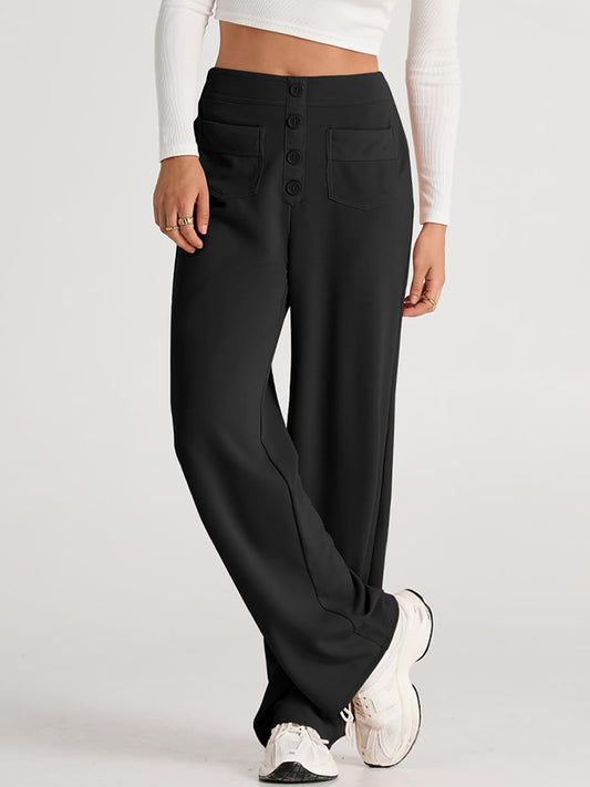 High Waist Wide Pants