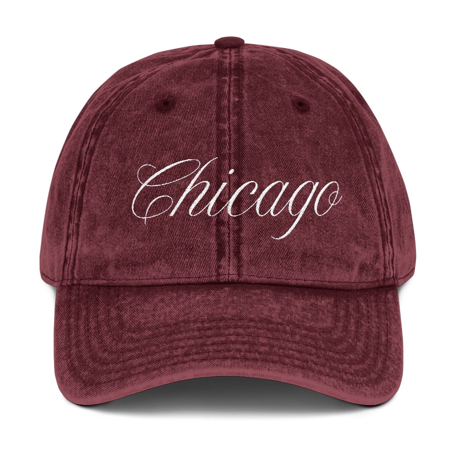 Stylish Vintage Chicago Embroidered Cap