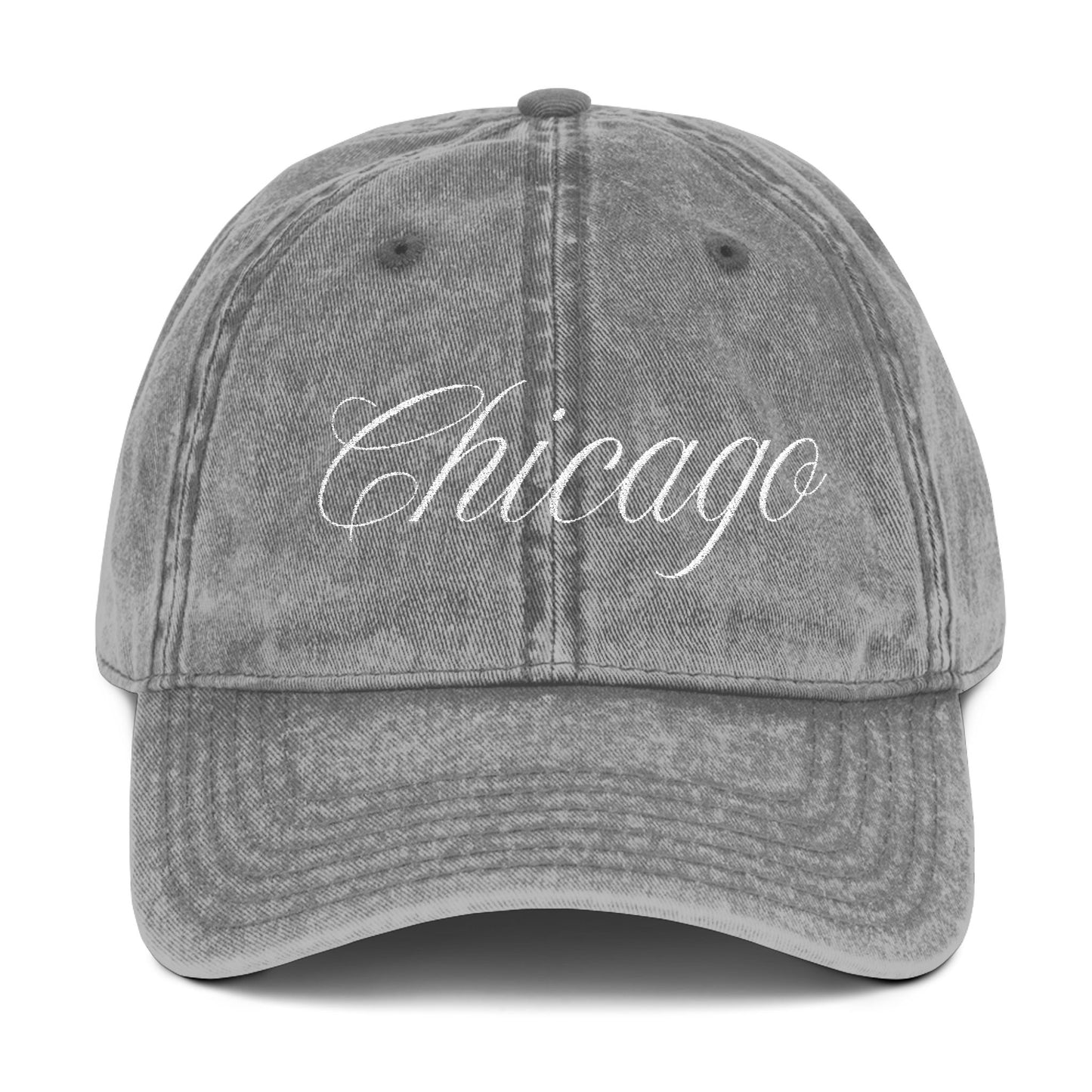 Stylish Vintage Chicago Embroidered Cap