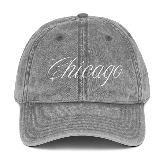 Stylish Vintage Chicago Embroidered Cap
