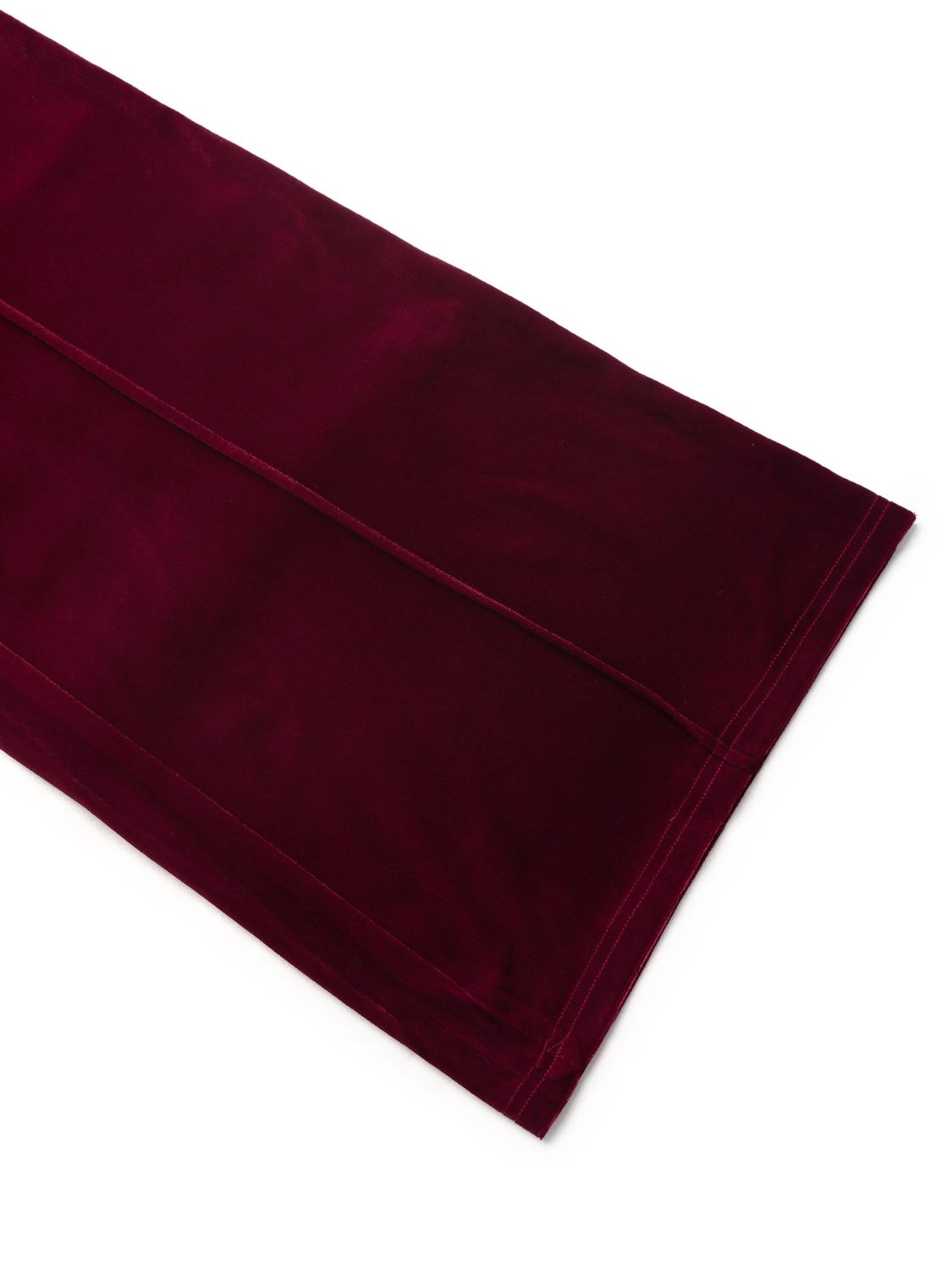 Womens Burgundy Wide Leg Pants