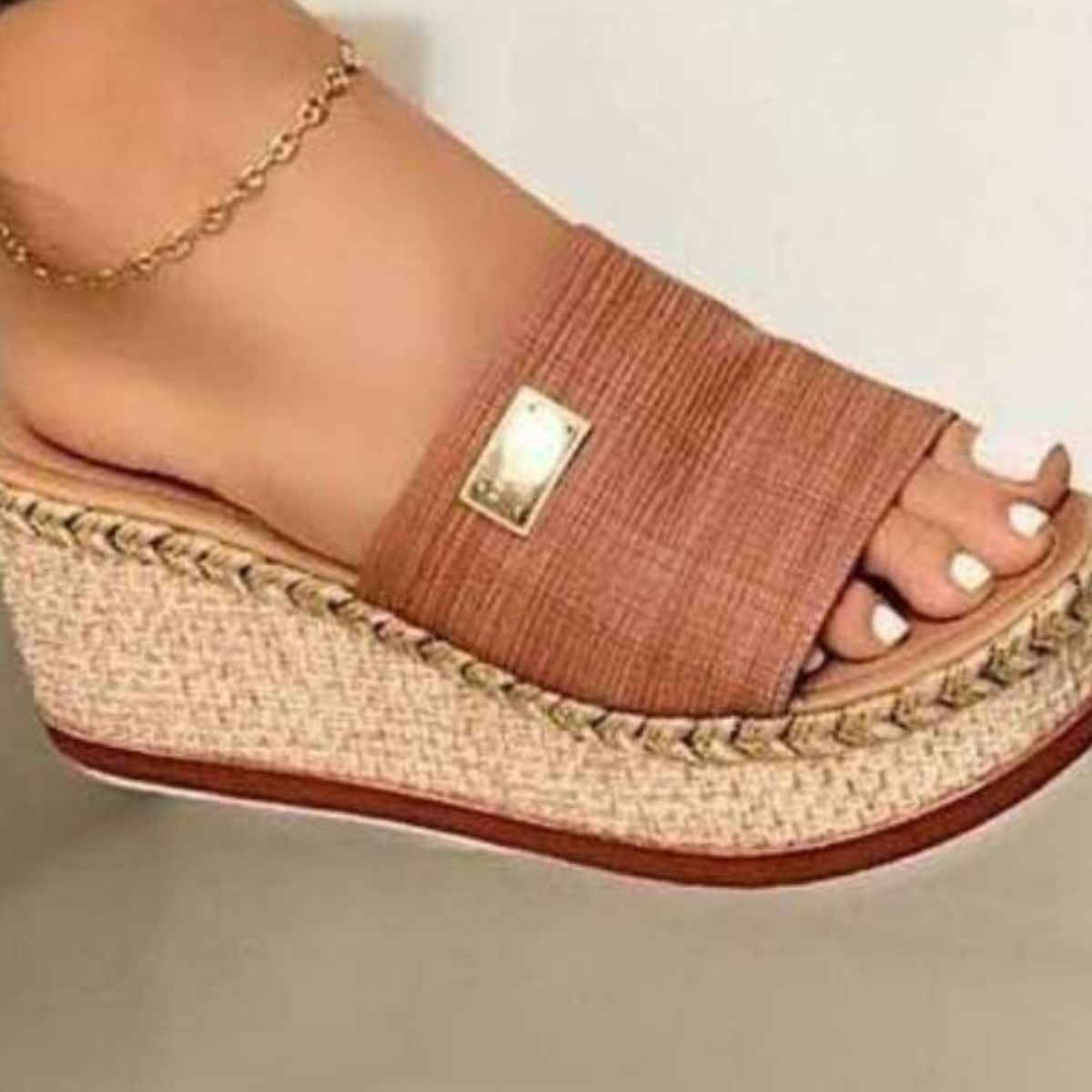 Womens Leather Open Toe Sandals