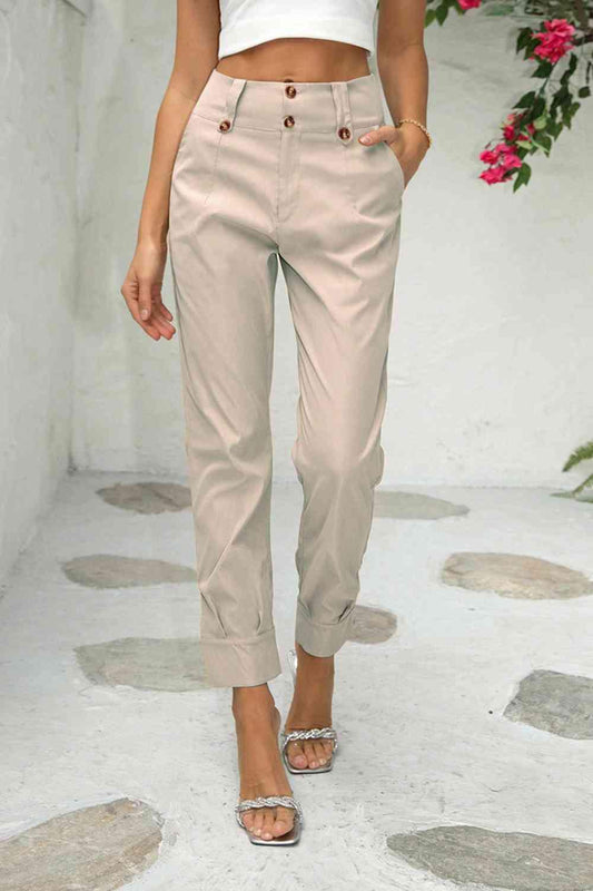 JL Straight Leg Pants with Pockets - Shop SWR Luxe