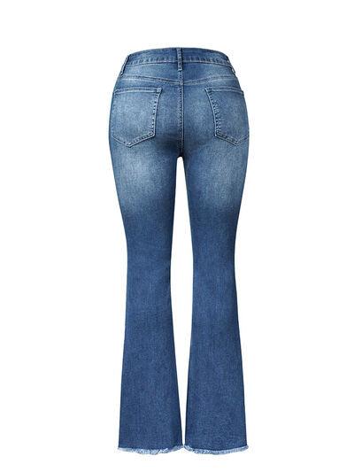 JL Distressed Bootcut Jeans - Shop SWR Luxe